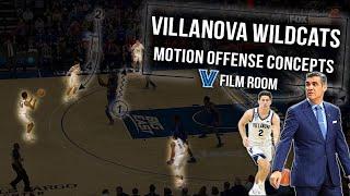 Jay Wright Villanova Wildcats Motion Offense Concepts | Film Room