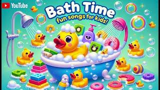 Bath Time Songs for Kids! | 10 Splash-tastic Tunes for a Happy Bath