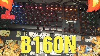 B160N BLOODY gaming keyboard review!!! [MAKENTERTAIN]