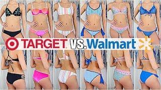 TARGET BIKINI HAUL vs. WALMART BIKINI HAUL / Bikini Haul 2019 / Try On