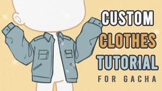 How to Draw Custom Clothes {Fabric Folds Tutorial | Gacha Club} 