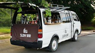 Cafe Vlog Mini Coffee Shop Barista Truck Street Food Hard Working Explore Relax Mood Travel Business