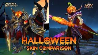 MLBB VS AOV - HALLOWEEN SKIN COMPARISON