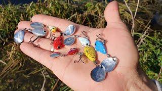 One of the best baits for PIKE FISHING on spinning in autumn. Showing working colors + wiring