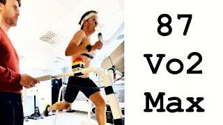 Lab testing - 87 Vo2-Max