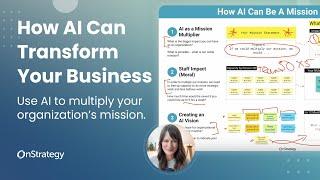 How AI Can Transform Your Business I How to Use AI in Your Organization