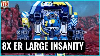 8x ER LARGE MONSTER - THIS INSANITY ACTUALLY WORKED! - Dire Wolf - German Mechgineering #1019 MWO