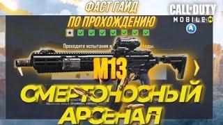 КАК БЫСТРО ПОЛУЧИТЬ М13 В CALL OF DUTY MOBILE I СЕЗОННЫЕ ЗАДАНИЯ CODM I СМЕРТОНОСНЫЙ АРСЕНАЛ