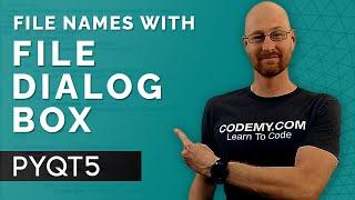 File Dialog Boxes With QFileDialog - PyQt5 GUI Thursdays #29