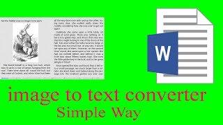 How convert Image to text  with google docs (100% image to Text)