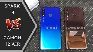 TECNO Spark 4 vs Camon 12 Air Speed Test Comparison