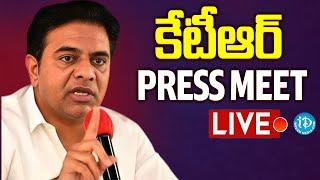 Live: BRS Working President KTR addressing the media in New Delhi | iDream Telangana