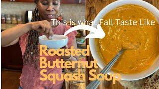 Roasted Butternut Squash Soup | My Vegan Kitchen Life | Cooking | Tasting | Foodie Fun