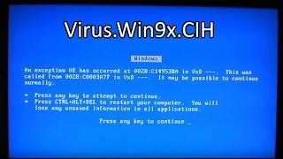 Virus.Win9x.CIH/Chernobyl Destroying a Physical Computer