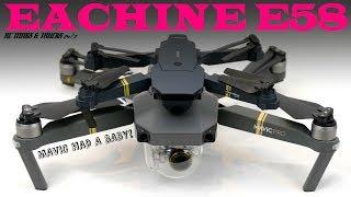 EACHINE E58 WIFI FPV Attitude Hold Drone - REVIEW | Baby DJI Mavic Clone |