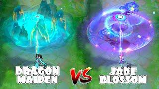 Kagura Jade Blossom VS Dragon Maiden Skin Comparison