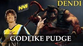 Na`Vi.Dendi Godlike Pudge vs Tongfu @ TI3 | Dota 2 Gameplay