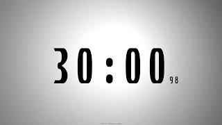 30 minutes COUNTDOWN TIMER with voice announcement every minute