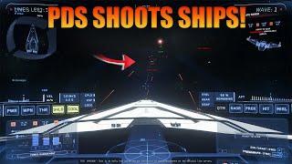 Point Defense Turrets Fire at Ships Now! Polaris 890J and Connie. Star Citizen Gets AI Blades?