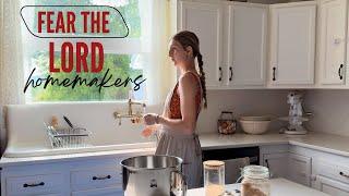 Become a God Fearing Homemaker I Whole Wheat Baking