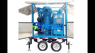 Hello everyone, this REXON company's portable oil purification filter equipment