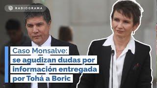 Caso Monsalve: se agudizan dudas por información entregada por ministra Tohá al Presidente Boric