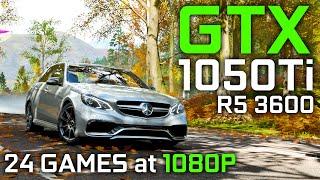 GTX 1050 Ti + RYZEN 5 3600 TEST IN 24 GAMES