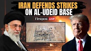 Israel Iran War LIVE | Iran: Military Strikes on US Base Al-Udeid Done in Self-Defense |Ceasefire