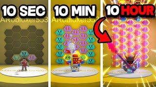 10 Second Vs. 10 HOUR Attack Hive - (Bee Swarm Simulator)