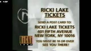 The Ricki Lake Show Ricki Lake tickets promo