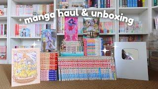 MASSIVE manga haul and unboxing // 70 volumes+ AND manga giveaway!!