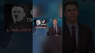 SNL Weekend Update AI Translation of Hitler Speech