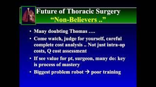 Robert Cerfolio – Robotic Lobectomy