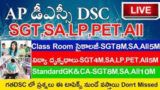 Ap Dsc Model Papers with Answers | Ap Dsc Class Room Psychology | Gk | Perspectives in Education |CA