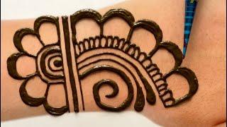 Back hand Arabic henna design | A2Z mehndi Art