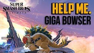 Super Smash Bros Ultimate - How to Beat Giga Bowser on Hard (World of Light)