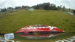 Targa Tasmania 2011 Riana ripper crash - Evo flies 35m at 190km/hr -