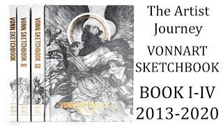 [ART BOOK]  Artist style  Progression 2013-2020 Vonn Sketchbook 1-4 Collection