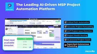 The Leading AI Driven MSP Project Automation Platform – now with Smart Schedule!