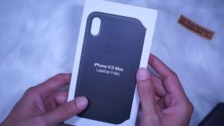 Trên tay bao da iPhone XS Max Folio tắt mở màn hình tự động