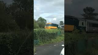 Intercity power cars on Crosscountry HST at Charfield