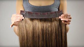 How to attach Hollywood Volume hair extensions