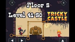 Tricky castle level 41,42,43,44,45,46,47,48,49,50 | Princess Castle level 41-50 | 5th floor tips