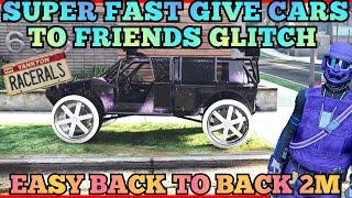 NEW MOC TO MOC GCTF GLITCH SUPER FAST METHOD  GIVE CARS TO FRIENDS GTA 5 ONLINE .