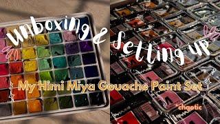 CHAOS IN A BOX: Unboxing 56 Himi Miya Gouache Colors (SEND HELP‼️)