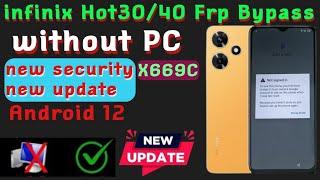 Infinix Hot30/30i FRP Bypassnew method without PC Android 12 Google Account Unlock