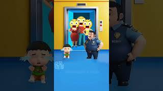 "Mxx Gets Kicked Off Overweight Elevator—But Then THIS Happens! "."..#usa #english #emma  #shorts"