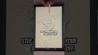 How To Draw Like A Pro!️ #howtodraw #procreate #sketch #ipad #drawing #procreatetutorial #artist