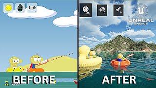 How I Remade RAFT WARS with Unreal Engine 5