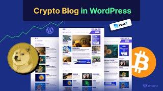 How to Create a Crypto Blogging Website on WordPress using PostX